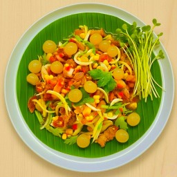 ตำหมูย่าง ลำไย /ยำหมูย่าง ลำไย