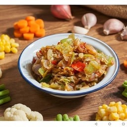 น้ำพริกปลาทูป่นกะผักลวก