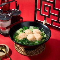 เกี๊ยวกุ้งล้วนน้ำใส