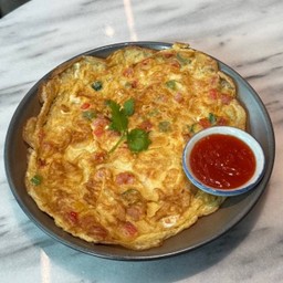Vegetarian Mixed Veggies Omelette