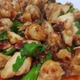 ผัดพริกเผาปูก้อน