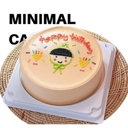 เค้กมินิมอลขนาด1ปอนด์ เด็กชายสีโอรส/19