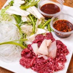 เซตแจ่วฮ้อนเนื้อ(ต้มเอง)