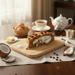 วาฟเฟิลใจใหญ่ บ้านกกม่วงชี