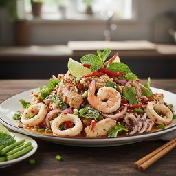 ลาบทะเลหมูสับ