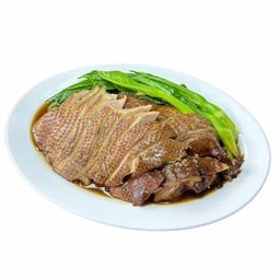 เป็ดอบยอดผัก (ครึ่งตัว)