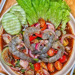 เหลากุ้งสด/สุก