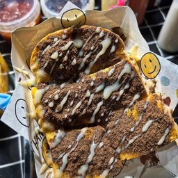 ปังปิ้งเนยโอวัลติน ราดนม