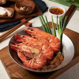 อบวุ้นเส้นต้นตำรับ กุ้งแชบ๊วยล้วน