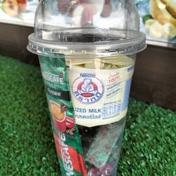 นมหมีเนสกาแฟปั่น