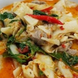 Ki01.963 แกงหน่อไม้ดอง 100 กรัม ใส่หมู 150 กรัม