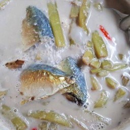 ต้มกะทิสายบัวใส่ปลาทู