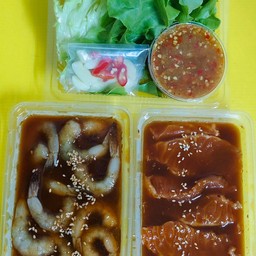 คู่  ขายดี กุ้งมอนดองซีอิ๊ว