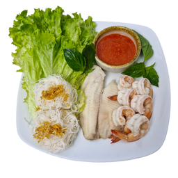 เมี่ยงกุ้ง ปลานิล