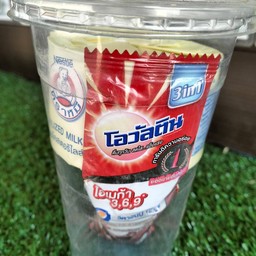 นมหมีโอวัลตินปั่น