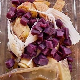 กล้วยปิ้งหน้ามันหวาน กะทิ