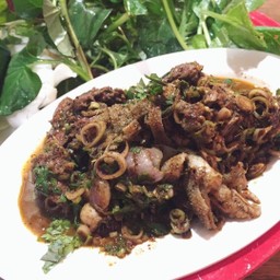 ส้าเนื้อสุก