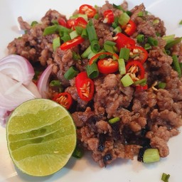 หมูสับผัดหนำเลี้ยบ