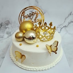 เค้กบอลทอง(บอลมงกุฏทานไม่ได้)