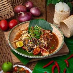 ตำหอยแครง