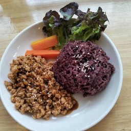 ข้าวแซลมอนสับเทริยากิ