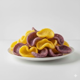 ข้าวเกรียบฟักทอง+มันม่วง