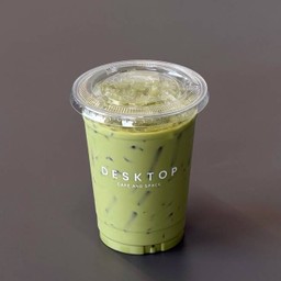 Iced Green Tea With Milk.