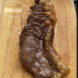 เนื้อพิคานย่าย่างน้ำจิ้มแจ่ว