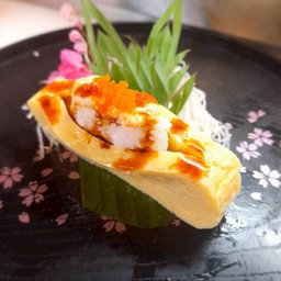 ข้าวปั้นแซนวิชไข่หวาน