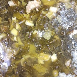 แกงจืดขาหมูผักกาดดอง