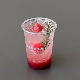 Holly Jolly Strawberry Soda.