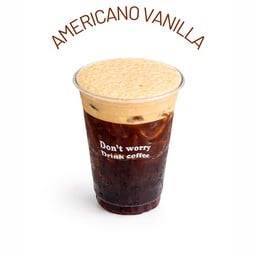 อเมริกาโน่ วนิลลา (เมนูแยกน้ำแข็งไม่ได้นะคะ)