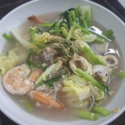 สุกี้น้ำกุ้ง+ปลาหมึก พิเศษ