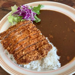 ข้าวแกงกะหรี่หมูทอด