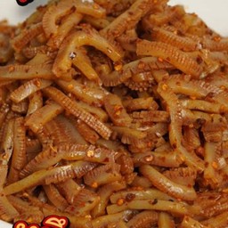 หมึกกรุบหม่าล่าเผ็ดลิ้นชา