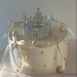 เค้กมงกุฎเจ้าหญิงสีขาว