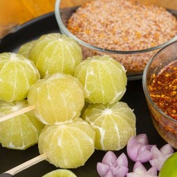 มะนาวสด ปอก