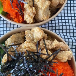 บะหมี่ไก่กรอบซอสเทริยากิ