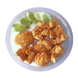 ข้าวไก่กรอบ