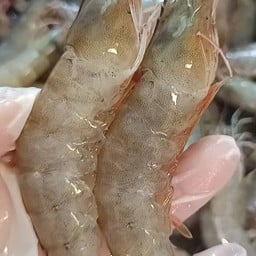 เมนูผัดกุ้งราดข้าว