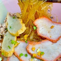 วุ้นเส้นคลุกแซ่บแห้ง