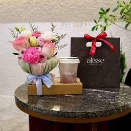 Sweet Bloom Set with Drink