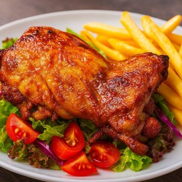 สเต็กสะโพกไก่อบ