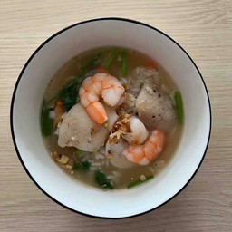 ข้าวต้มปลา+กุ้ง