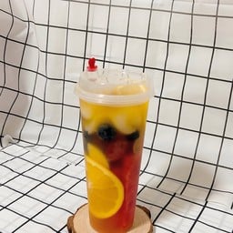 ชาผลไม้ & ส้มตำ