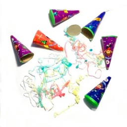 พลุกระดาษ แบบดึง