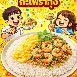 กระเพรากุ้ง