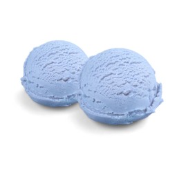 ไอศกรีมกะทิสดอัญชัน 2 สกู๊ป