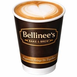 ลาเต้น้ำช่อดอกมะพร้าวร้อน 12 oz.