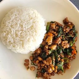 กะเพราหมูสับ